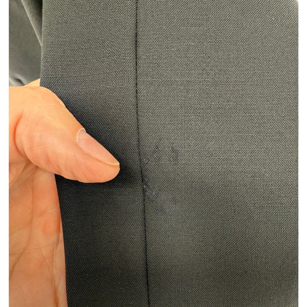 Veronica Beard Black Single-Button Tailored Blazer with Notch Lapel - Picture 9 of 14